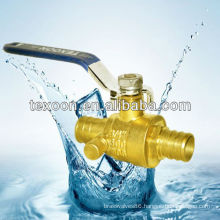 lead free Pex full port brass ball valves with drain PEX*Sweat LF